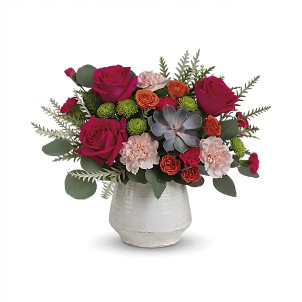 Cotton Skies Arrangement