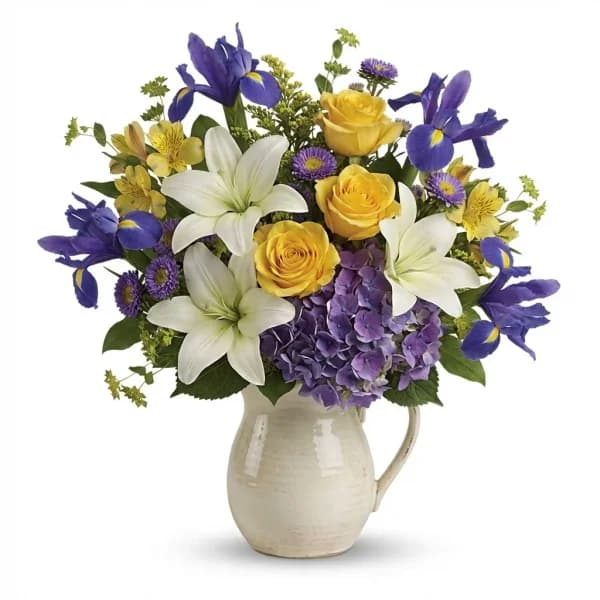Spring Iris Garden Bouquet